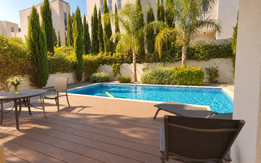 Villa with pool and roof garden in Geroskipou, photo 1