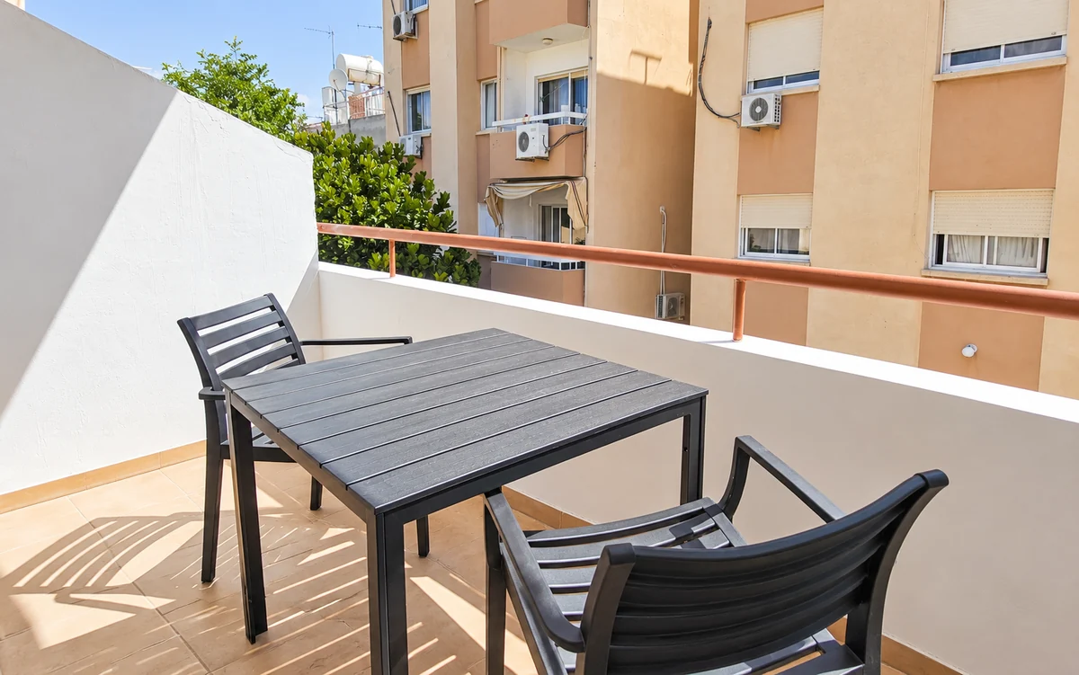 Studio: Balcony of studio 1