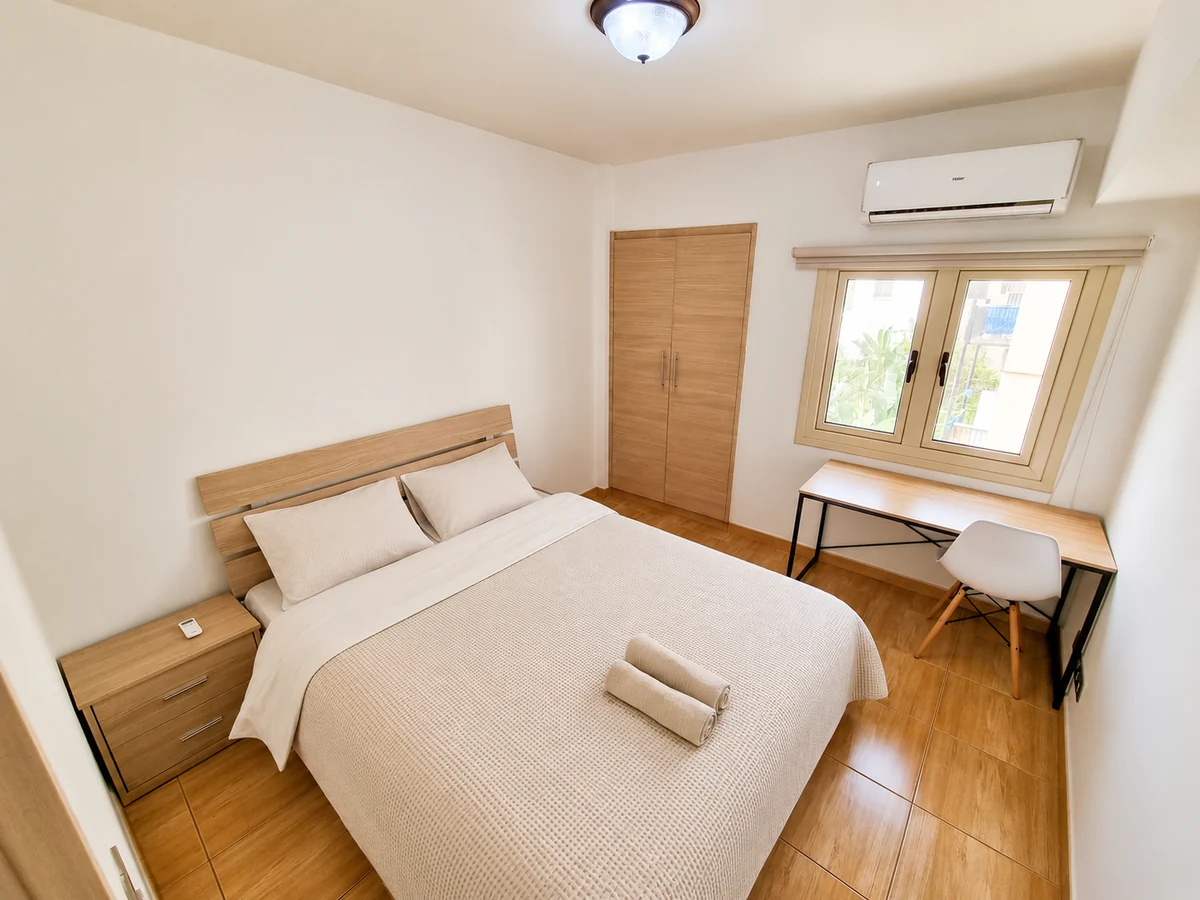 Studio 1: bed view