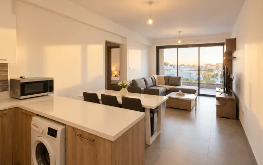 Penthouse with roof garden in Livadia, photo 1