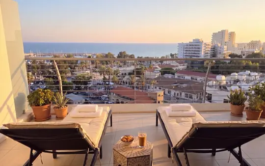 The Crown Marina Residence, Apt. 603, balcony with sea view