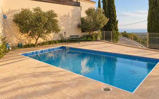 House with pool and sea view in Tsada, photo 5